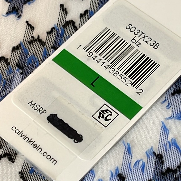 Calvin Klein V-neck sleeveless flowy top size large new with tags - Picture 7 of 9